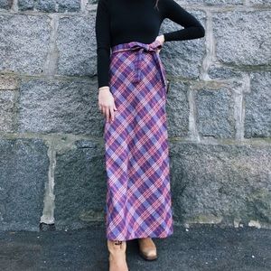 *SOLD* vintage barclay square wool skirt